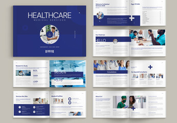 Medical Brochure Landscape Template