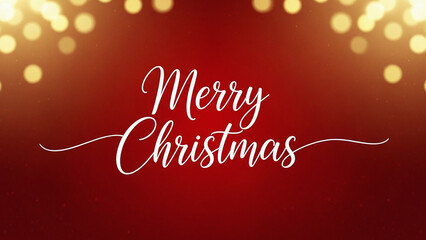 Merry Christmas Title &ndash; Festive Typography