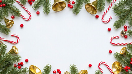 Merry Christmas Wish Template &ndash; Blank Design