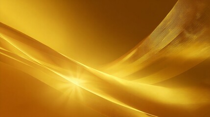 Capturing the elegance and beauty of light flowing through golden waves, this stunning abstract image evokes a sense of warmth and positivity, perfect for various creative projects.