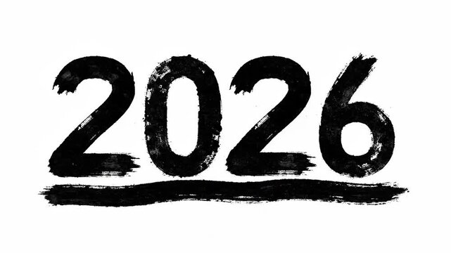 Bold number 202 on white background for commercial visuals