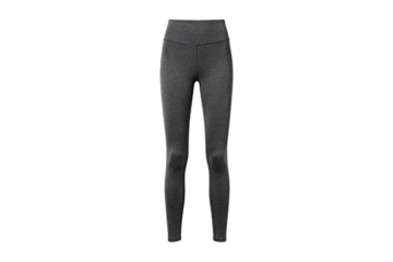 High - waisted gray yoga leggings for comfortable workout
