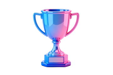 Shiny trophy cup representing victory and achievement in competition