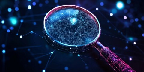 Digital Polygonal Vector Search Analysis Using Magnifying Glass to Explore Complex Online Structures