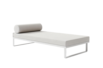 Modern minimalist lounge chair with simple design for comfortable relaxation