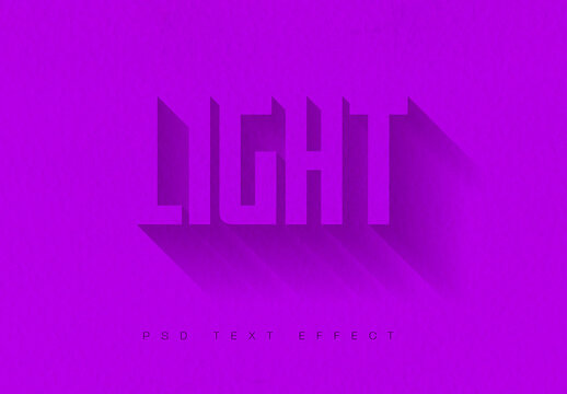 Color Shadow Text Effect