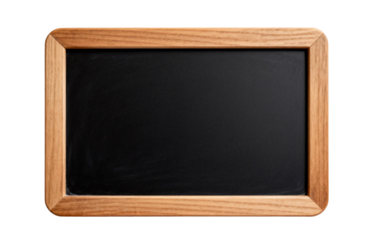 Rectangular wooden framed blackboard for writing and displaying - Powered by Adobe