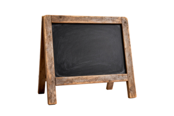 Vintage wooden framed chalkboard for writing messages