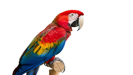 Fototapeta premium red and yellow macaw ara