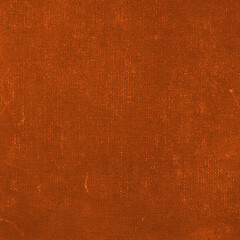Rust orange linen fabric texture with distressed grain, warm vintage textile backdrop ideal for autumn themes, rustic design, packaging, crafts, posters, and digital art projects.