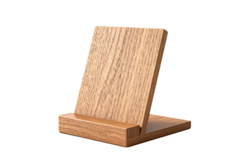 Eco-friendly wooden phone stand for convenient usage