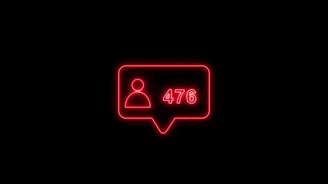 Thank you 1000 followers peoples with neon man icon, 1k online social group counting notification icon, Celebrate of subscribers or followers and likes.