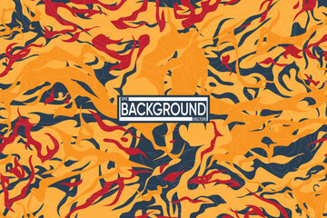 Dynamic Abstract Fluid Camouflage Background with Vibrant Colors