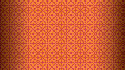 Aesthetic vector pattern design coloured