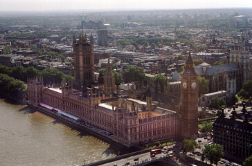 Fototapeta premium Westminter Palace an der Themse