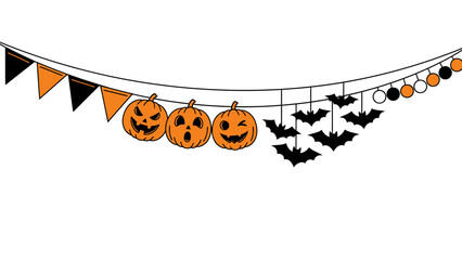 vector illustration of a halloween background