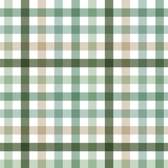 Elegant Sage Green and Beige Gingham Pattern