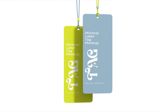 Minimal Hang Tag Mockup