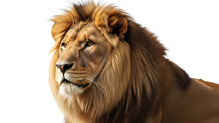 Fototapeta premium lion head isolated