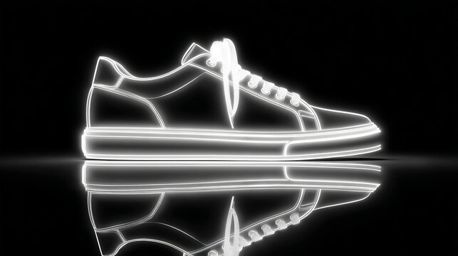  Sneakers Ked with neon white trim