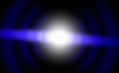 Bright blue and white light beam background with glowing radial halo