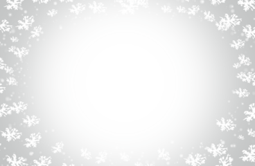 Winter wonderland magic with beautiful snowflakes frame transparent background ready for your festive designs and holiday greetings seasonal pattern design and white icy frosty elements