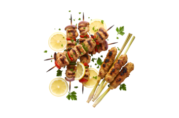 Sate lilit is a type of satay found in Indonesia, coming from Balinese cooking. This satay consists of minced chicken, and the spiced minced meat is wrapped around lemongrass sticks before being grill