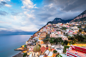 Positano, Italy along the Amalfi Coast