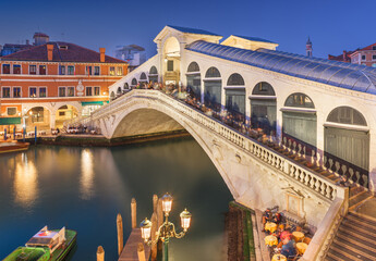Venice, Italy at the Rialto Bridge over the Grand Canal © SeanPavonePhoto