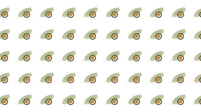 Repeating pattern of sliced avocados with visible pits. Perfect for designs, wallpapers, backgrounds, foodrelated products, packaging, and healthcentric content.