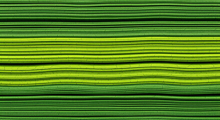 Vibrant green abstract wavy horizontal lines pattern with layered texture and organic flow for modern backgrounds
