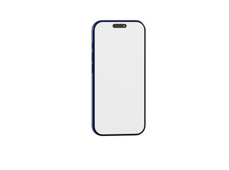 Clean and stylish smartphone mockup with a blank screen, ready for your designs or presentations. Ideal for app