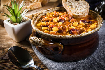 Mexican chili con carne.