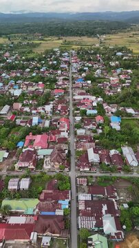 View of Gemba Village in West Seram Regency, Maluku, Indonesia