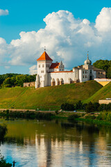 Obraz premium The Old Castle Museum, attraction in Grodno in Belarus