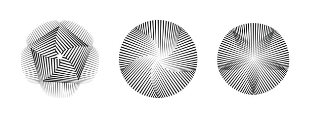 Design spiral dot backdrop with dynamic circular motion, a modern and trendy vector illustration ideal for frames, round logos, signs, symbols.