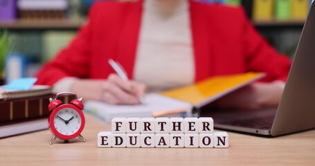 Engaging journey through further education with focused study sessions and time management
