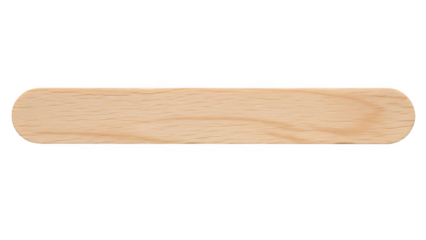 Wooden Popsicle Stick on White Background craft