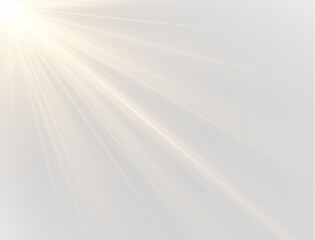 rays of light.Glow bright light star, yellow sun rays,