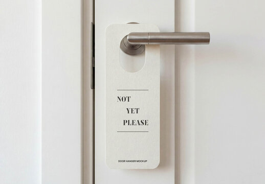 Door Hanger Mockup