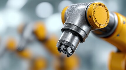 Close up of yellow valve close up of yellow valve showing its structure texture and color