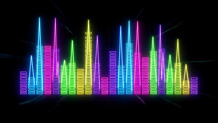 abstract equalizer background