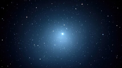 Obraz premium Soft navy starry background with gentle cosmic haze and subtle glowing points.