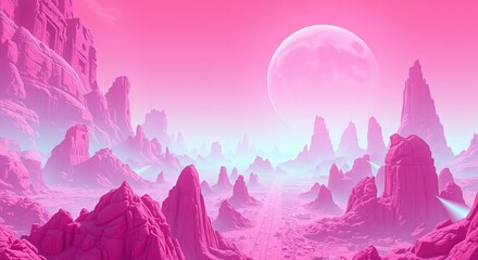 abstract background with pink flowers