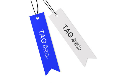 Realistic Price Tag Mockup