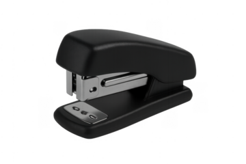 Black office stapler for organizing business paperwork