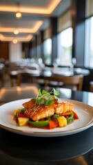 grilled chicken with vegetables