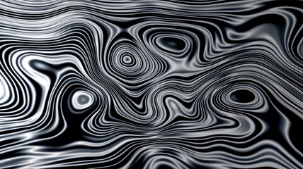 Abstract silver metallic fluid fractal background