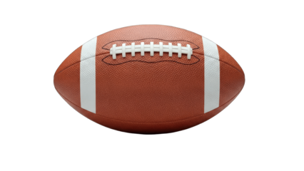 American Football Isolated on White Background