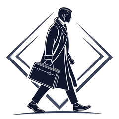 Obraz premium Man and woman silhouettes in various poses and styles vector illustration